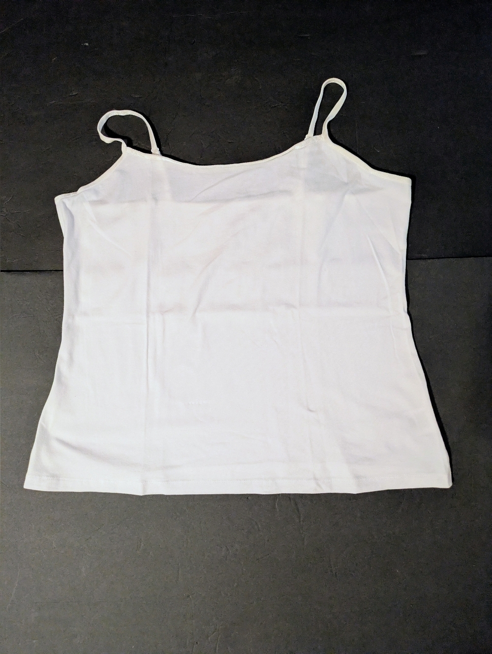 George White Adjustable Spaghetti Strap Tank Top XXL 20